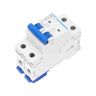 Автоматический выключатель NB1-63 2P 10A 6кА х-ка C (R)