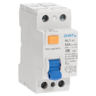 УЗО NL1-63 6kA 2P 63A 30mA тип AC (R)