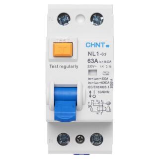 УЗО NL1-63 6kA 2P 63A 30mA тип AC (R)