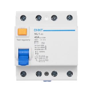 УЗО NL1-63 6kA 4P 40A 30mA тип AC (R)