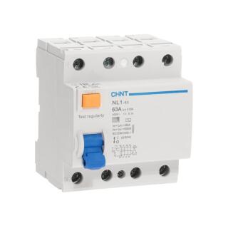 УЗО NL1-63 6kA 4P 63A 30mA тип AC (R)