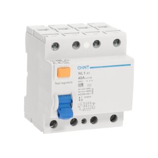 УЗО NL1-63 6kA 4P 40A 300mA тип AC (R)