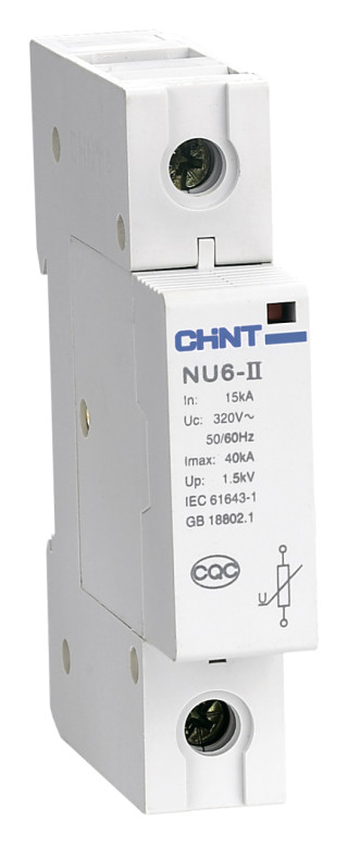 Ограничитель имп. перенапр. NU6-Ⅱ 1Р In=25kA Uc=460B Im=60kA (R)