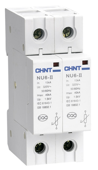 Ограничитель имп. перенапр. NU6-Ⅱ 3Р In=15kA Uc=460B Im=40kA (R)