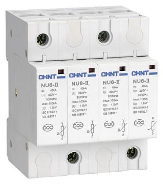 Ограничитель имп. перенапр. NU6-Ⅱ 3Р In=40kA Uc=460B Im=100kA (R)