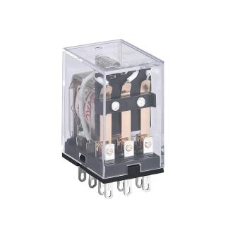 Промежуточное реле JZX-22F(D) 4 конт. с инд. LED 3А 220В AC (R)