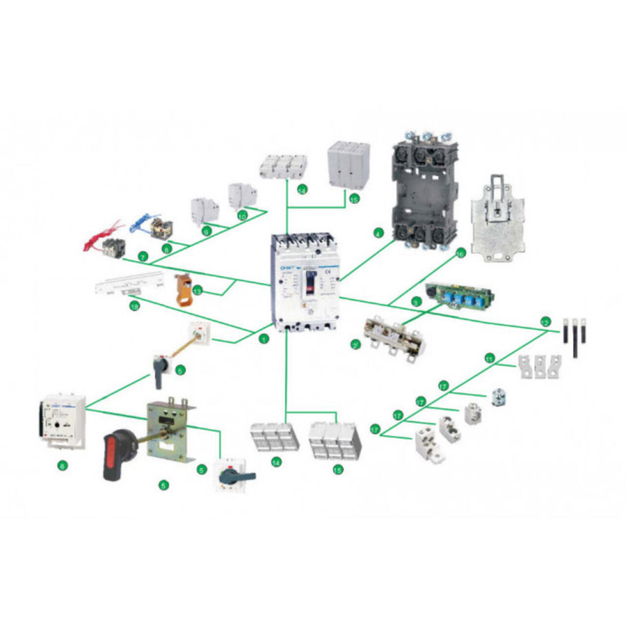 323595 Источник питания PSU22-M8 для автономной работы расцепителя типа EM для NM8N