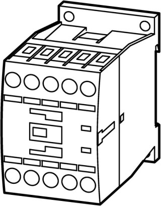 Контактор 12 А,  управляющее напряжение 230В (AС), 1 НО доп. контакт, категория применения AC-3, AC-4