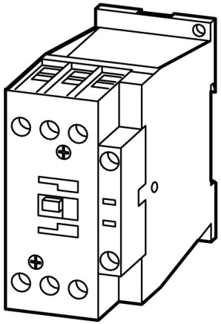 Контактор для коммутаци иосветительных нагрузок 20А, управляющее напряжение 24В (AC)