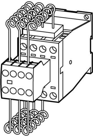 Контактор для коммутации конденсаторов25А, управляющее напряжение 415В (AC)
