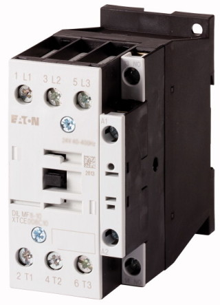Контактор с электронной катушкой 8А,  управляющее напряжение 42-48В, 1НО доп. контакт,  категория применения AC-3, AC-4
