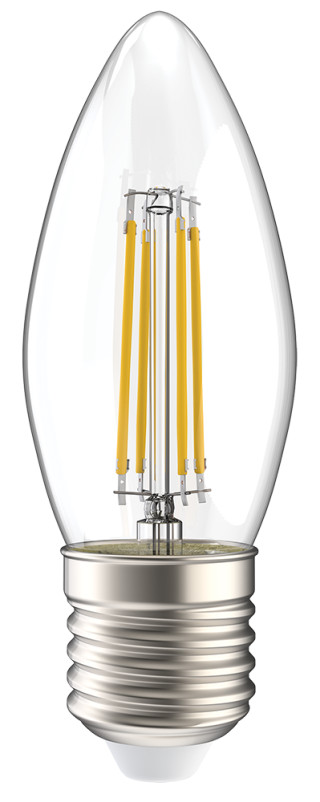 Лампа светодиодная C35 свеча прозрачная 7Вт 230В 4000К E27 серия 360° IEK