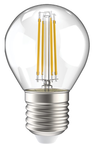Лампа светодиодная G45 шар прозрачная 5Вт 230В 3000К E27 серия 360° IEK