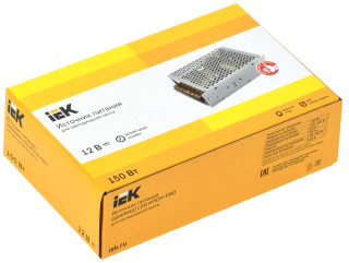 Драйвер LED ИПСН-PRO 150Вт 12В блок-клеммы IP20 IEK