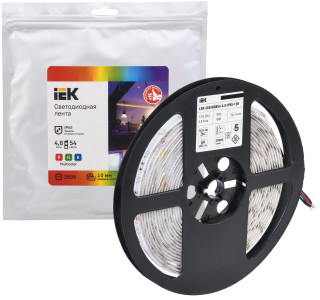 Лента светодиодная 5м LSR-2835RGB54-4,8-IP65-12В IEK