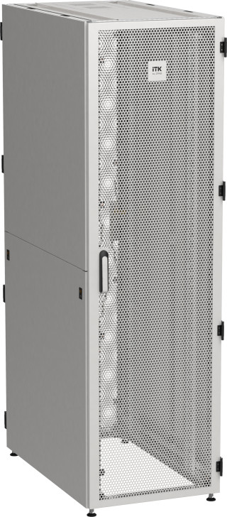 ITK by ZPAS Шкаф серверный 19" 42U 600х1000мм одностворчатые перфорированные двери серый РФ