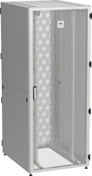 ITK by ZPAS Шкаф серверный 19" 42U 800х1000мм одностворчатые перфорированные двери серый РФ
