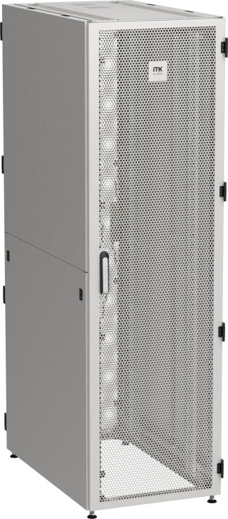 ITK by ZPAS Шкаф серверный 19" 45U 600х1200мм одностворчатые перфорированные двери серый РФ