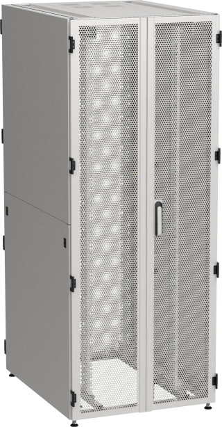 ITK by ZPAS Шкаф серверный 19" 45U 800х1000мм двухстворчатые перфорированные двери серый РФ