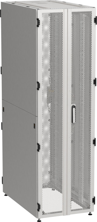 ITK by ZPAS Шкаф серверный 19" 47U 600х1000мм двухстворчатые перфорированные двери серый РФ