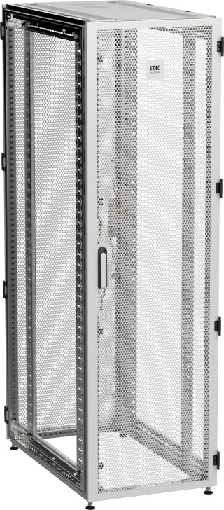 ITK by ZPAS Шкаф серверный 19" 47U 600х1000мм одностворчатые перфорированные двери серый РФ