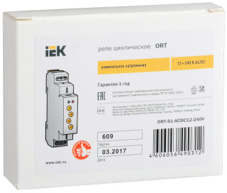 Реле циклическое ORT 1 контакт 12-240В AC/DC IEK