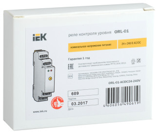 Реле контроля уровня ORL-01 24-240В AC/DC IEK