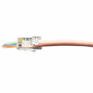 Вилка RJ45 Q-PLUG, категория 5e, UTP, для полевой установки, без цвета, упаковка 50 штук