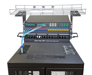 Шкаф Racknet S3000 22U 800 × 1000, передняя дверь металлическая одностворчатая, задняя дверь металлическая двустворчатая, черный