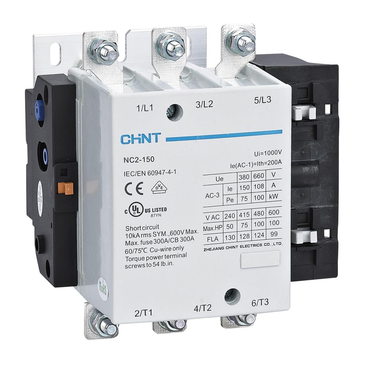 236579 Контактор NC2-150 150A 110В/АС3 50Гц (R)