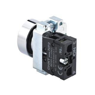 Кнопка управления NP2-BA21 без подсветки черная, 1НО, IP40 (R)