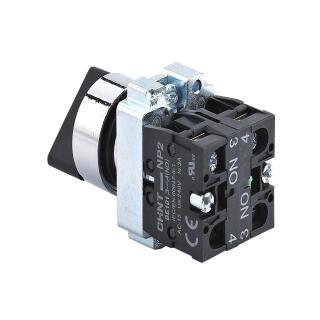 Переключатель NP2-BD33, 3 положения фиксацией, 2НО, IP40 (R)