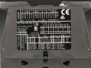 Контактор 38 А,  управляющее напряжение 24-27В (DС), 1 НО доп. контакт, категория применения AC-3, AC-4