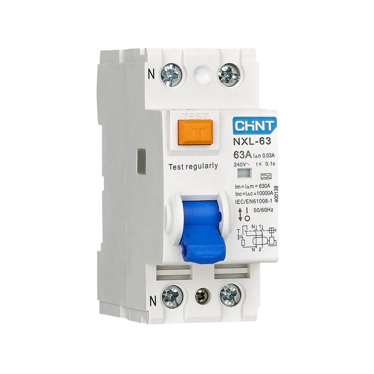 399943 УЗО NXL-63 6kA 1P+N 25A 30mA A АХ (R)