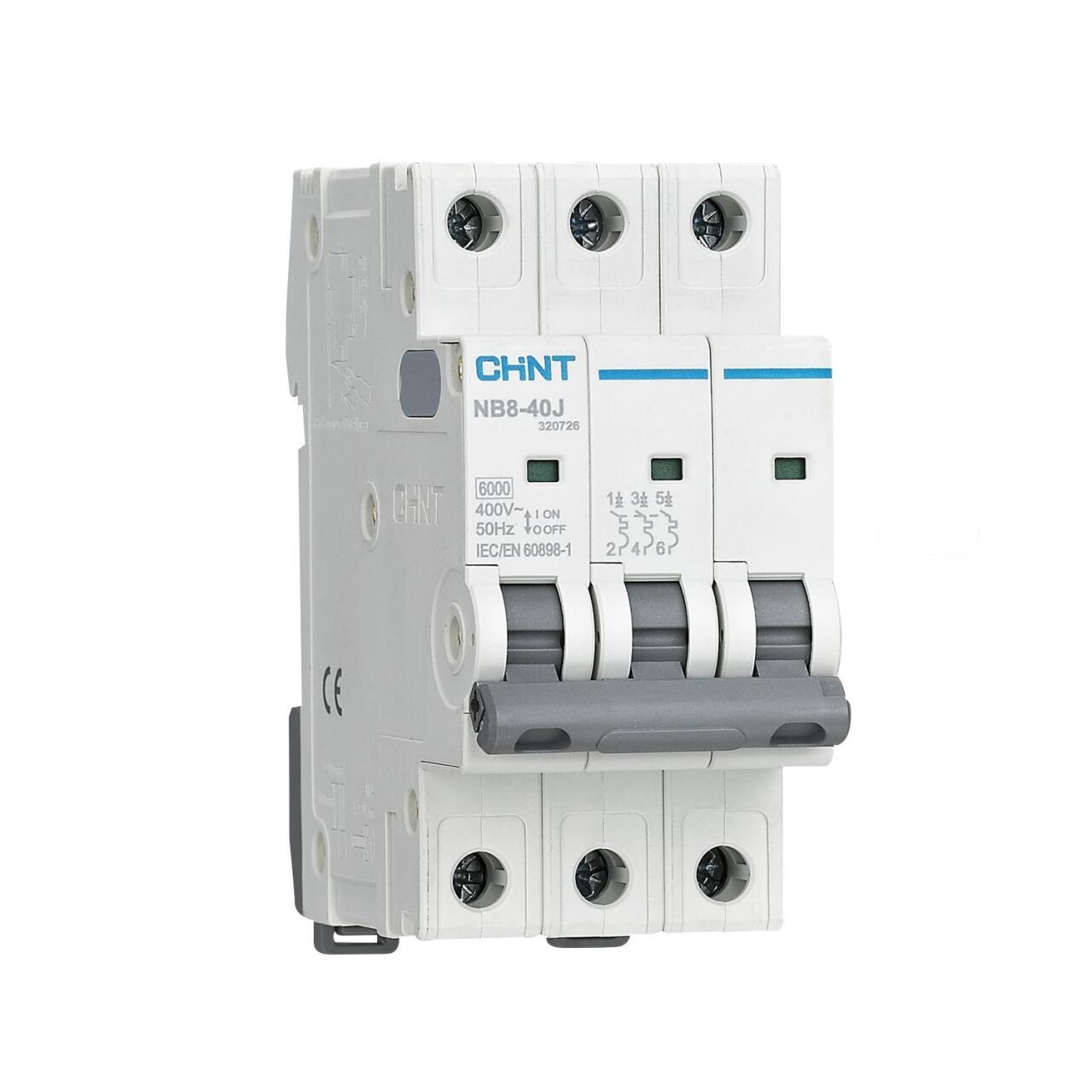 320725 Авт. выкл. NB8-40J 3P 32А 6кА х-ка C (R)