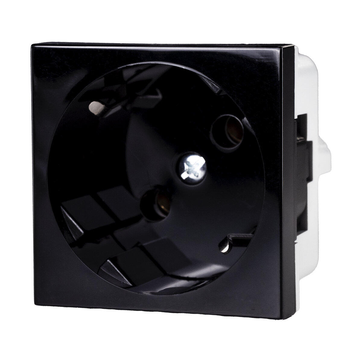 QS 45X45_FB Розетка QUADRO черная 16 A, 250 V AC QS 45X45 (FB)