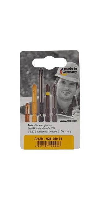 Бита Torx 25X25, серия Industrial, 2 шт в блистере 02625036