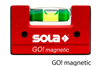 Уровень компактный магнитный GO! Magnetic, 1 глазок, точн. 0,75 мм/м 01621101