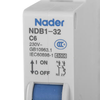 Модульный автоматический выключатель NDB1-32C6/1P+N
