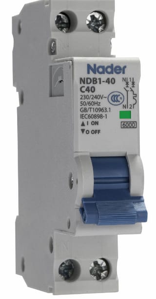 Модульный автоматический выключатель NDB1-40C32/1P+N