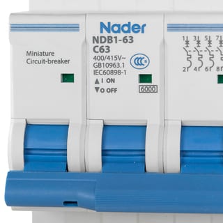 Модульный автоматический выключатель NDB1-63D50/4P