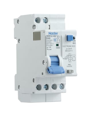 Автоматический выключатель дифференциального тока NDB1LE-40D40/1P+N/30mA/AC