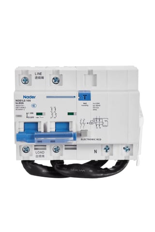 Автоматический выключатель дифференциального тока NDB1LE-100C63/2P/30mA