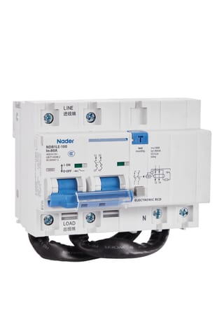 Автоматический выключатель дифференциального тока NDB1LE-100C100/2P/50mA