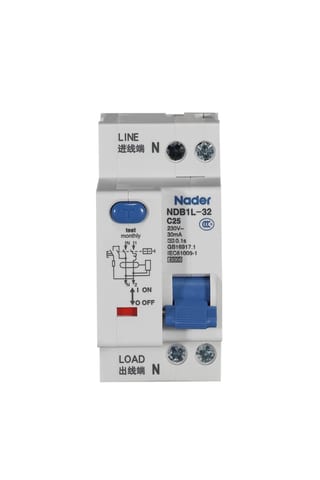 Автоматический выключатель дифференциального тока NDB1L-32C32/1P+N/30mA