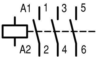 контактор 170А, управляющее напряжение 42-48В (AC), категория применения AC-3, АС4