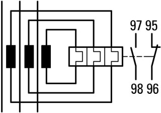 Реле перегрузки, 85-125А, 1НО +1 НЗ