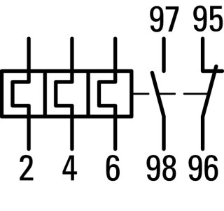 Реле перегрузки, 65-75A, 1НО +1 НЗ