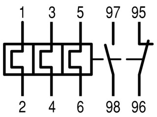 Реле перегрузки, 120-160A, 1НО +1 НЗ