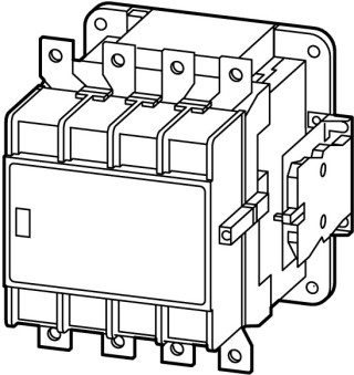 контактор 500А, 4 полюса, управляющее напряжение 220-230В (AC), категория применения AC1